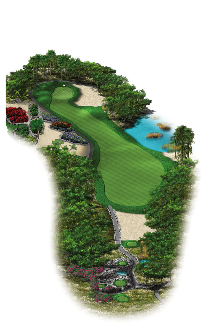 13 course layout Royal Turks and Caicos Golf