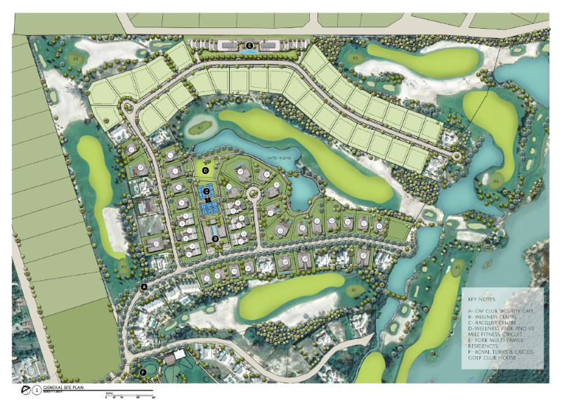 Cay Club Master Plan Master Plan of The Cay Club at Royal Turks and Caicos Golf Club